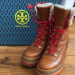 Tory Burch Shearling Bootie 9.5